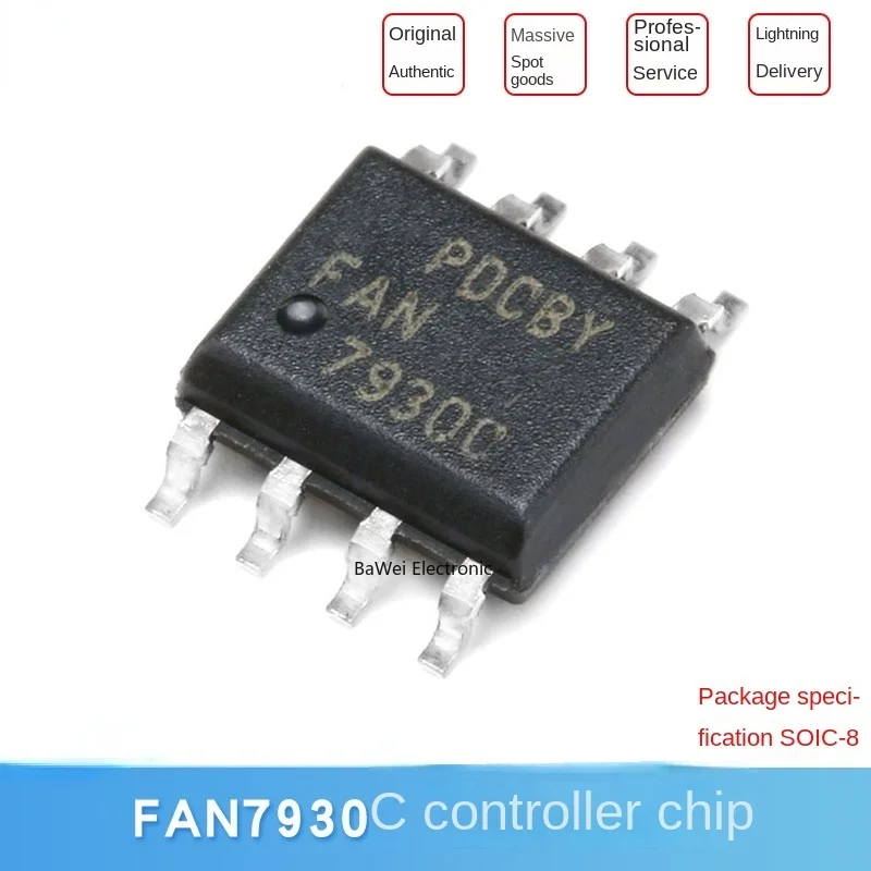 

Оригинальный чип-контроллер SMD FAN7930C PFC CCM 0,5/-0.8A SOP-8 (5 шт.)