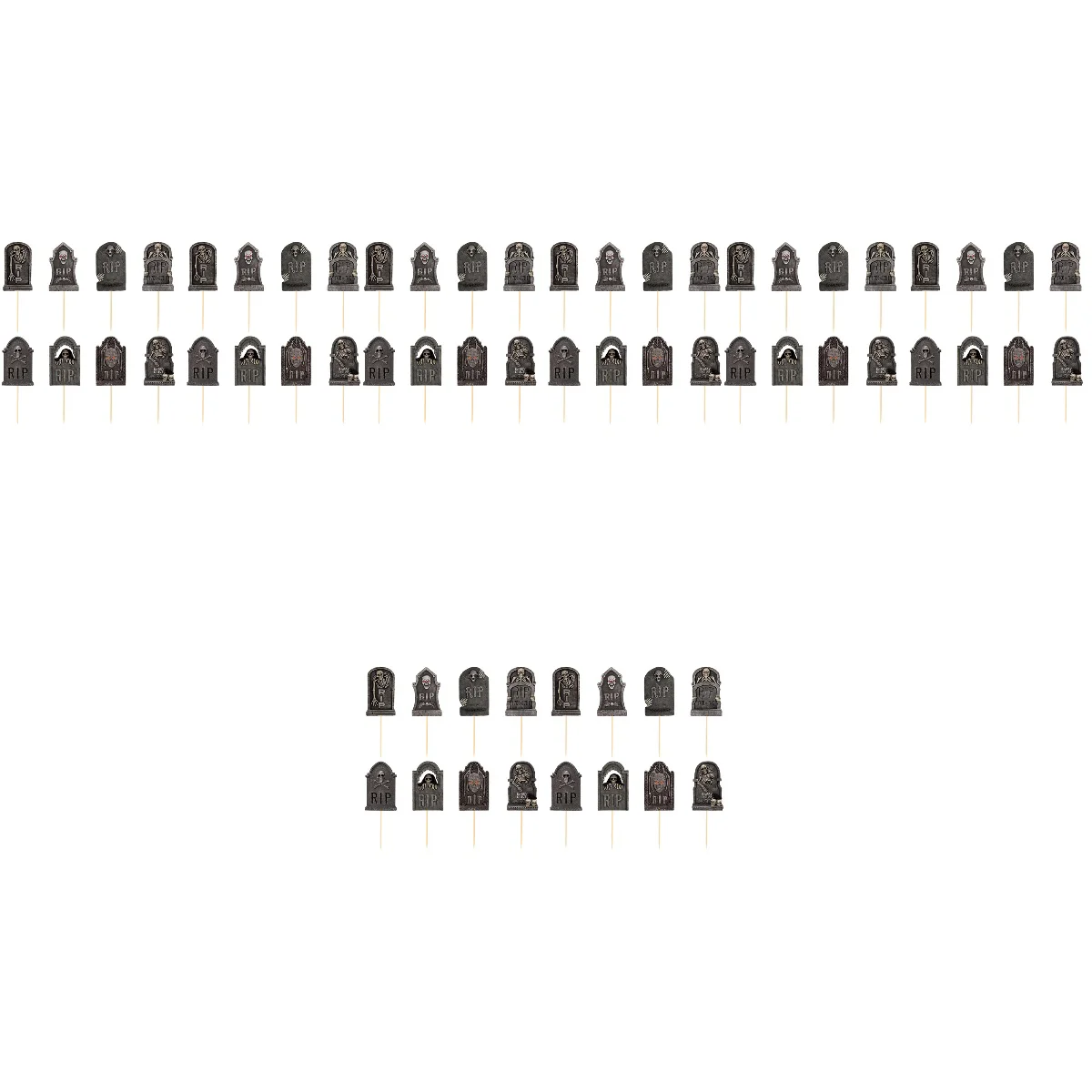 

Decor Cupcake Graveyard Cake Dessert Picks Toppers Miniature Tombstone Table Baby Centerpiece Horror Shower Ornament Party