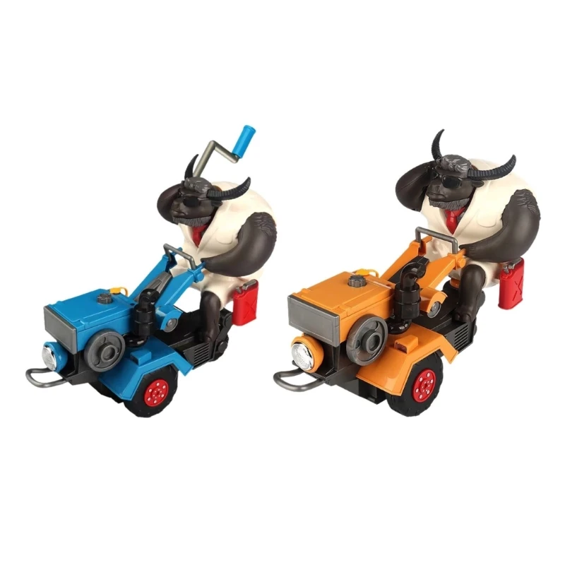 

Interactive Tractor Toy Dancing Toy Light Sound Toy Rotating Tractor Toy