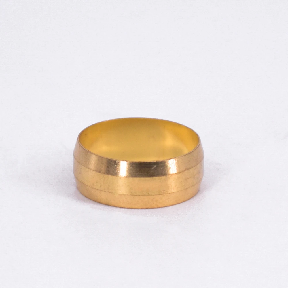 8 10 12 15 16 19 20 22 25 28mm Oil Ferrule Hole For Compression Union Fitting Water Gas Oil Assembly Sleeve Ferrule Ring Brass