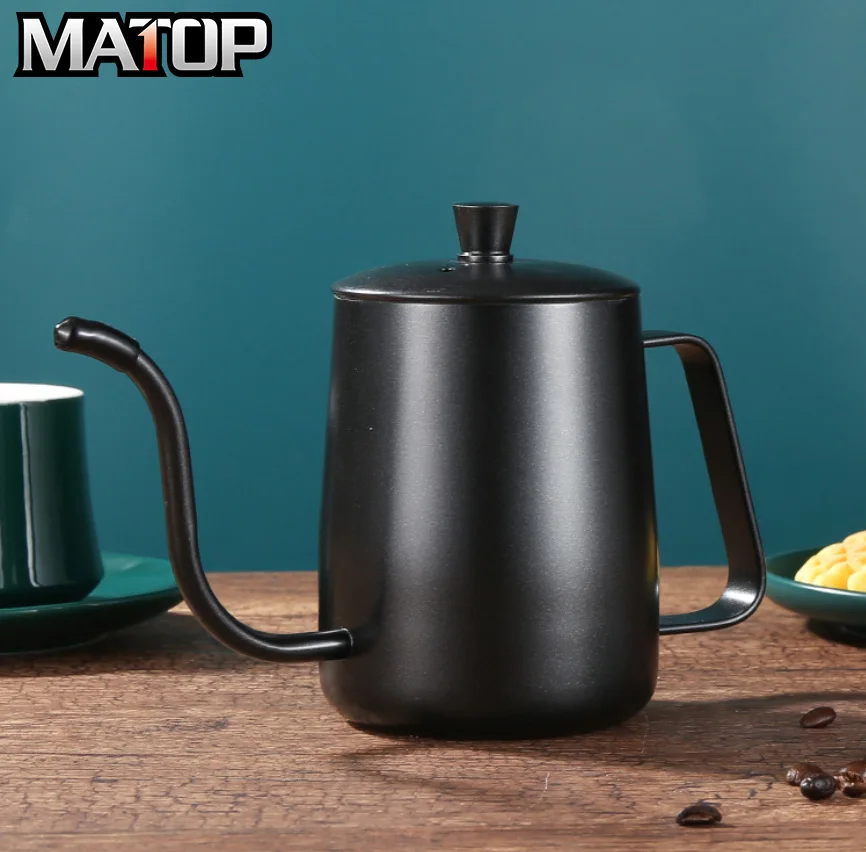 

Coffee Kettle 350ml 600ml Coffee Tea Pot Stainless Steel Pour Over Coffee Pot Kettle Drip Kettle For Home Office Cafetera #6