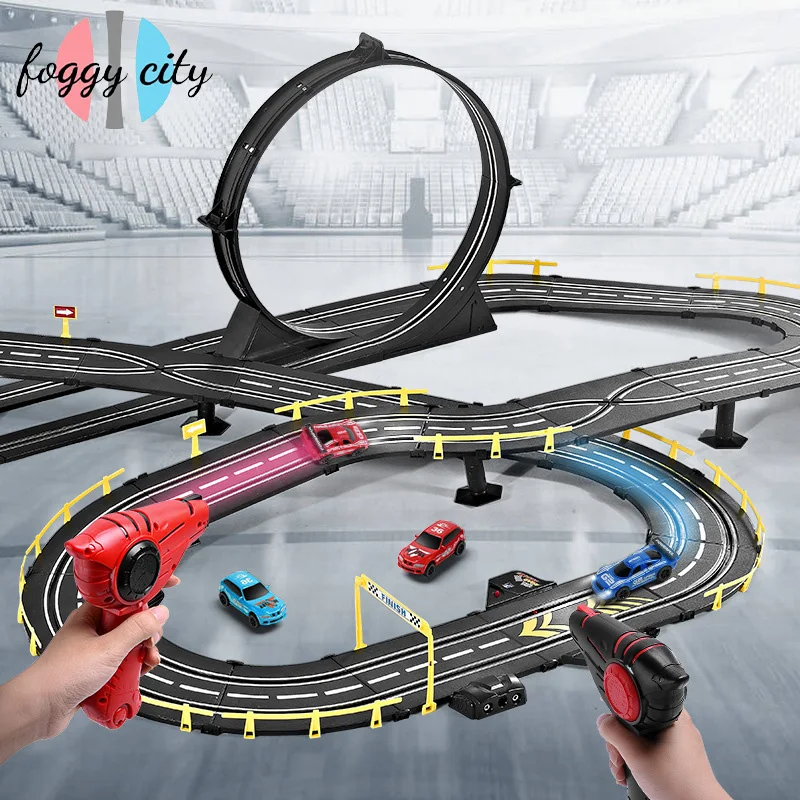 

Children's Track Racing Electric Toys Double Track Track Track Racing Extra Long Track Boys' Electric Remote Control Racing