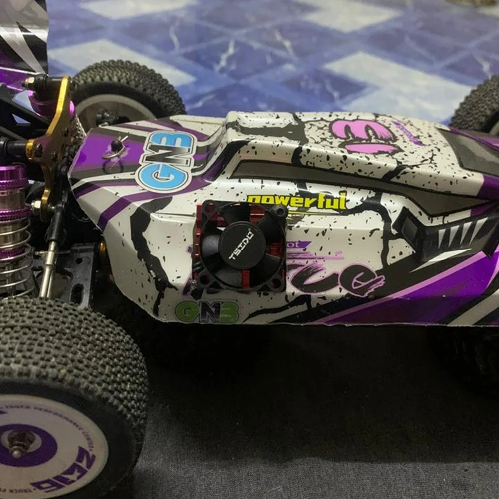 Вентилятор охлаждения крышки радиатора двигателя для Wltoys 144001 124019 124018 124016 104001 RC