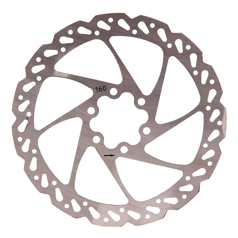 

Bicycle 160mm Rotor Mountain MTB Bike Disc Brake Rotor For 6 Bolts Steel Silver Low Noise Light Weight Good Braking Performance