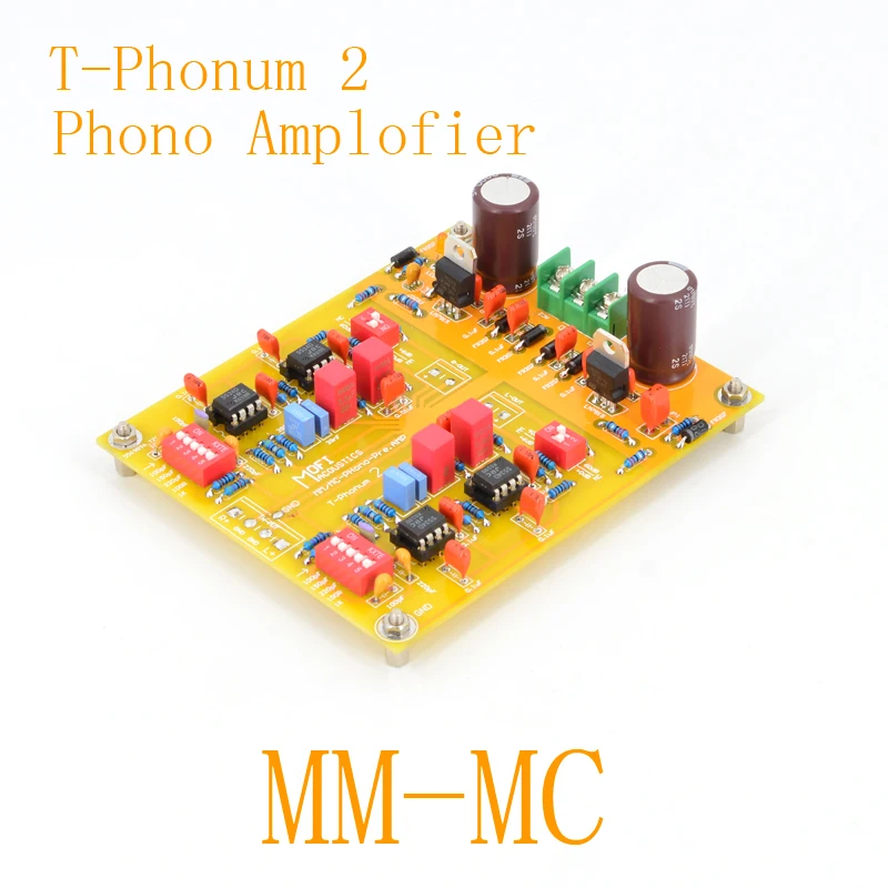 Купи MOFI-T-Phonum 2 мм/MC Phono Amplofier RIAA-набор для самостоятельной сборки за 1,707 рублей в магазине AliExpress