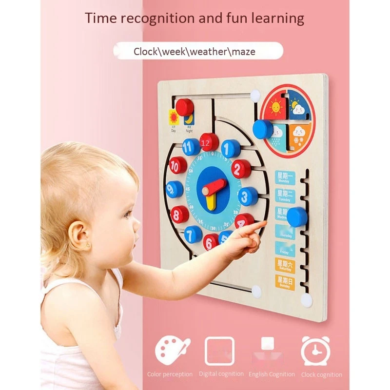 

Toy Digital Pairing Time for Children Hour Minute Second Time Cognition Early Preschool Teaching Aids Toys