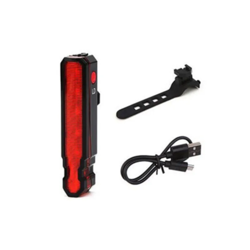Складной лазерный задний фонарь для велосипеда USB 3 режима