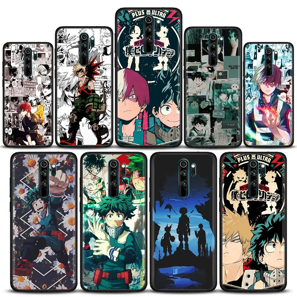 

Phone Case for Redmi 6 6A 7 7A Note 7 8 8A Pro 8T Case Note 9 9S Pro 4G 9T Soft Silicone Cover Japan Anime My Hero Academia