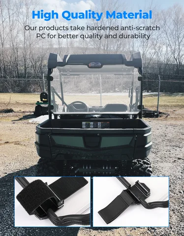 UTV для John Deere XUV 550 560 590i 590E 590M RSX850i Sport Trail RSX860i Заднее полное лобовое стекло Заднее лобовое стекло