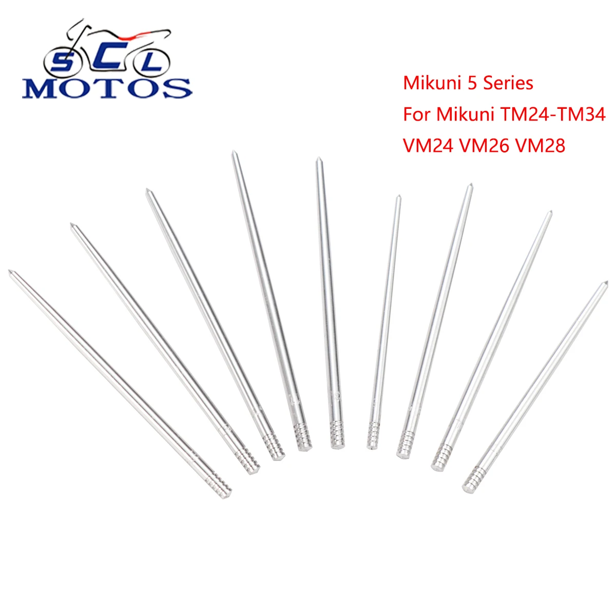 Фото Иглы-картриджи Sclmotos для карбюраторов Mikuni TM24-34 VM26-28, иглы-картриджи для Mikuni 5 Series, запчасти для ремонта и восстановления карбюраторов №1
