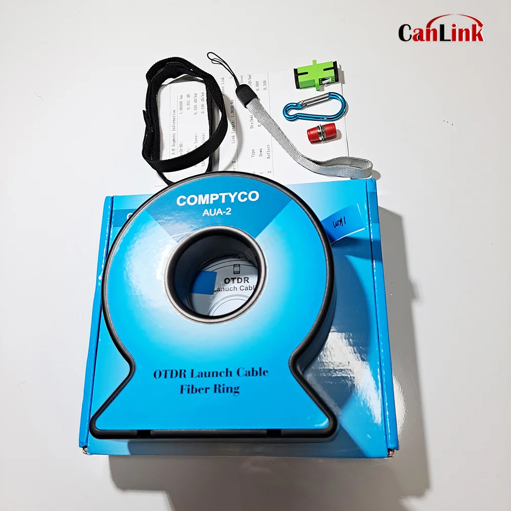 LC SC OTDR Dead Zone Eliminator Fiber Rings Reel Fibre Coil 500M Fiber Optic OTDR Launch Cable Box 1310 1550nm Single Mode