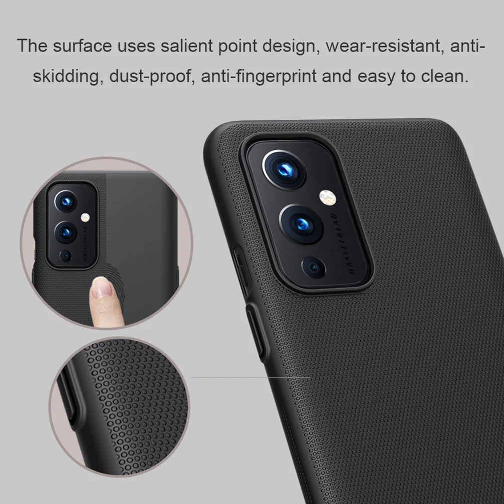For OnePlus 9 Case Nillkin Super Frosted Shield Case Anti-fingerprint Hard Back Protection Shell For One Plus 9 Pro 9R Cover