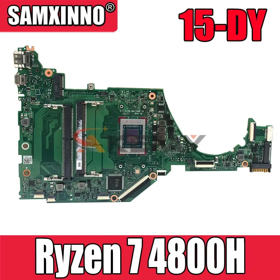 

Akemy Original For HP 15-DY Laptop Motherboard With Ryzen 7 4800H DA0P5GMB6G0 Mainboard