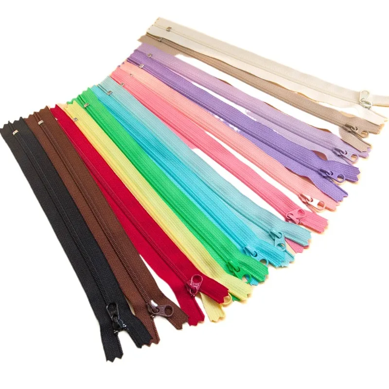20 шт./лот 3 #20 см 25 YKK нейлоновая цветная молния маленькая сумка для макияжа ручная