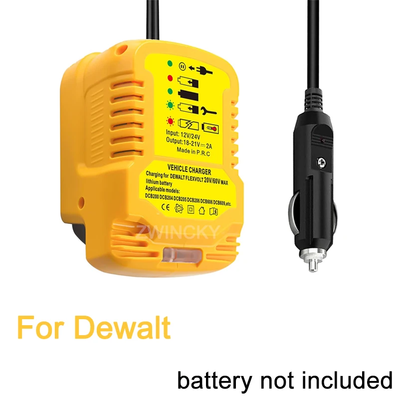 

Автомобильное зарядное устройство для аккумуляторов Dewalt 18 В BSIDE