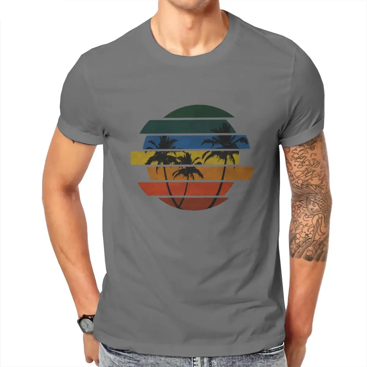 

Wholesale Palm springs Miami Florid Unisex Jersey T-Shirt Gift Anime Kawaii Female Tees 104855