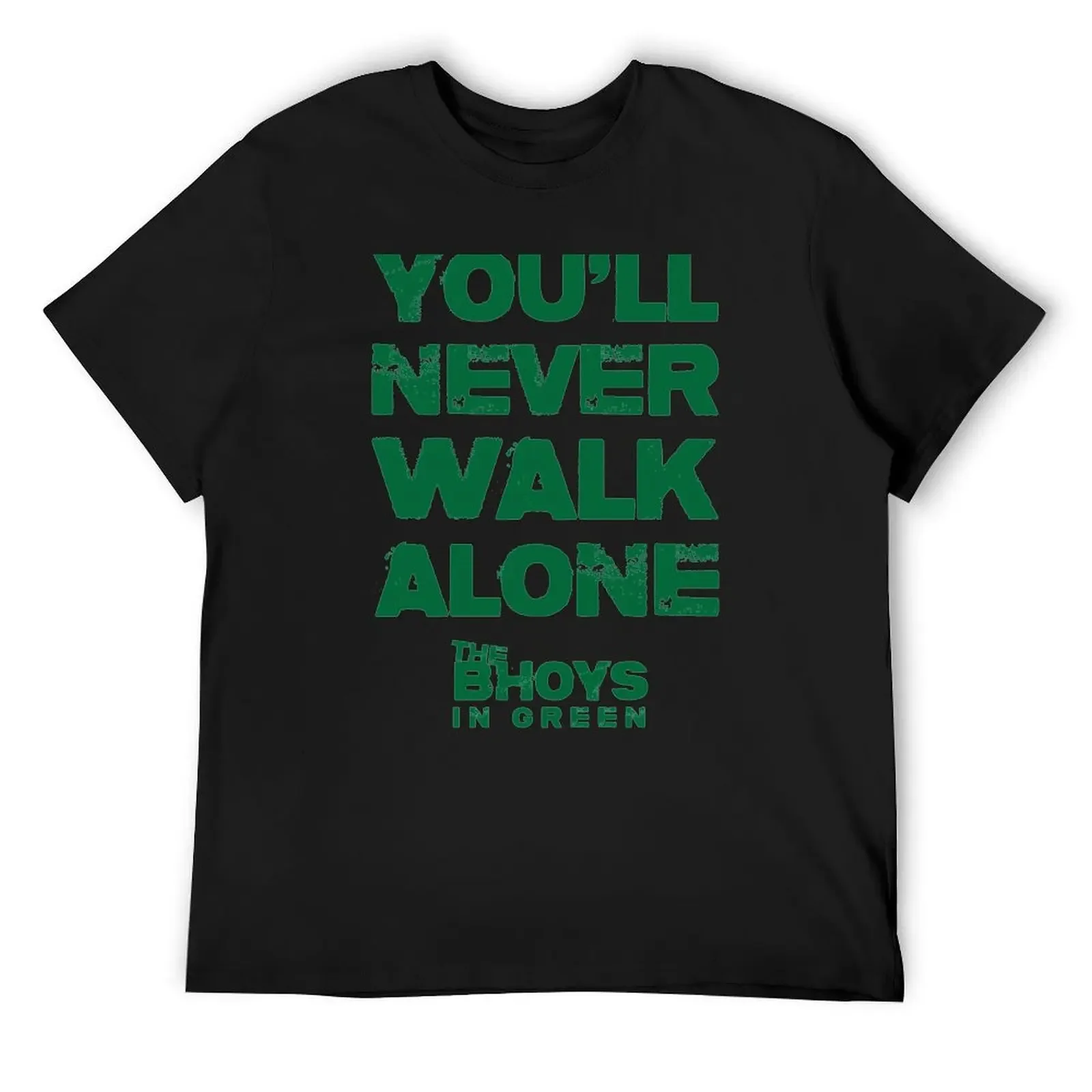 You Will Never Walk Alone — футболка The Bhoys эстетичная одежда с короткими рукавами мужские