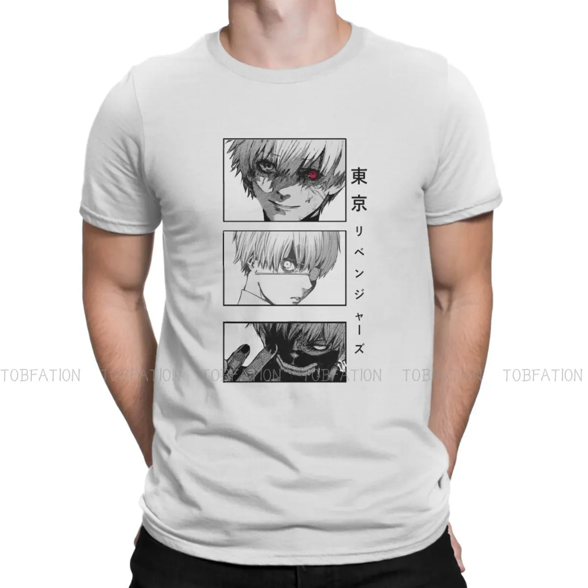 

Мужская футболка Ken Kaneki, Токийский Гуль, аниме, модные футболки, удобная свободная футболка с принтом