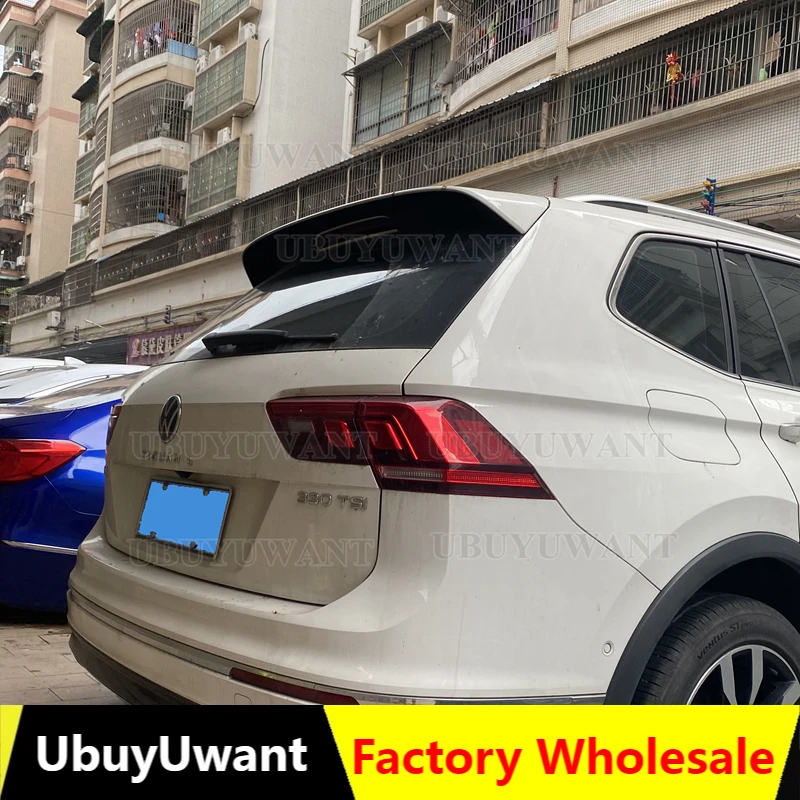 

For Volkswagen Tiguan L MK2 2017-2022 High Quality ABS Plastic Unpainted Primer Tail Wing Rear Trunk Spoiler Decorative