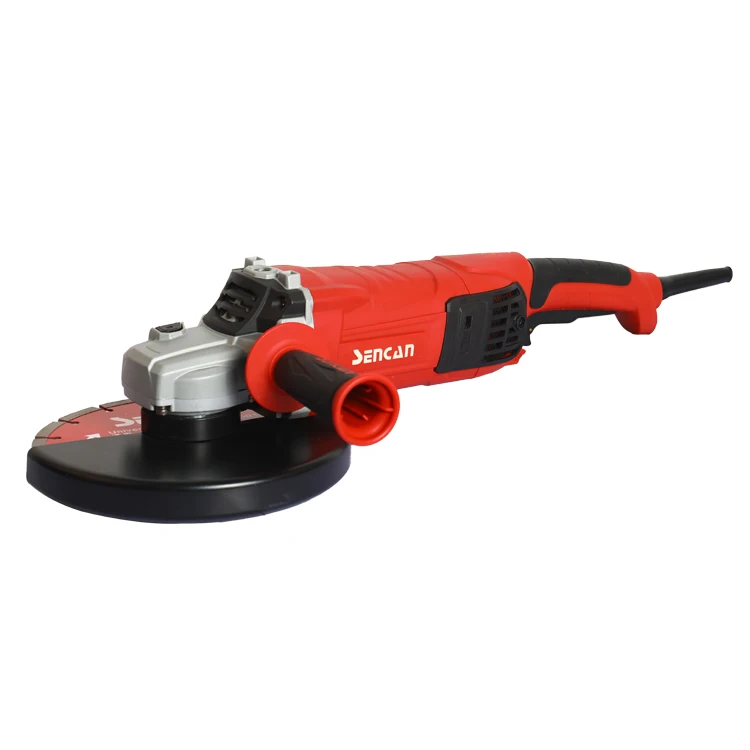 Фото Угловая шлифмашина SENCAN Power Tools электрическая, 230 мм (9 дюймов), 3000 Вт, модель 542307, профессиональная, для тяжелых работ, с рукояткой №3