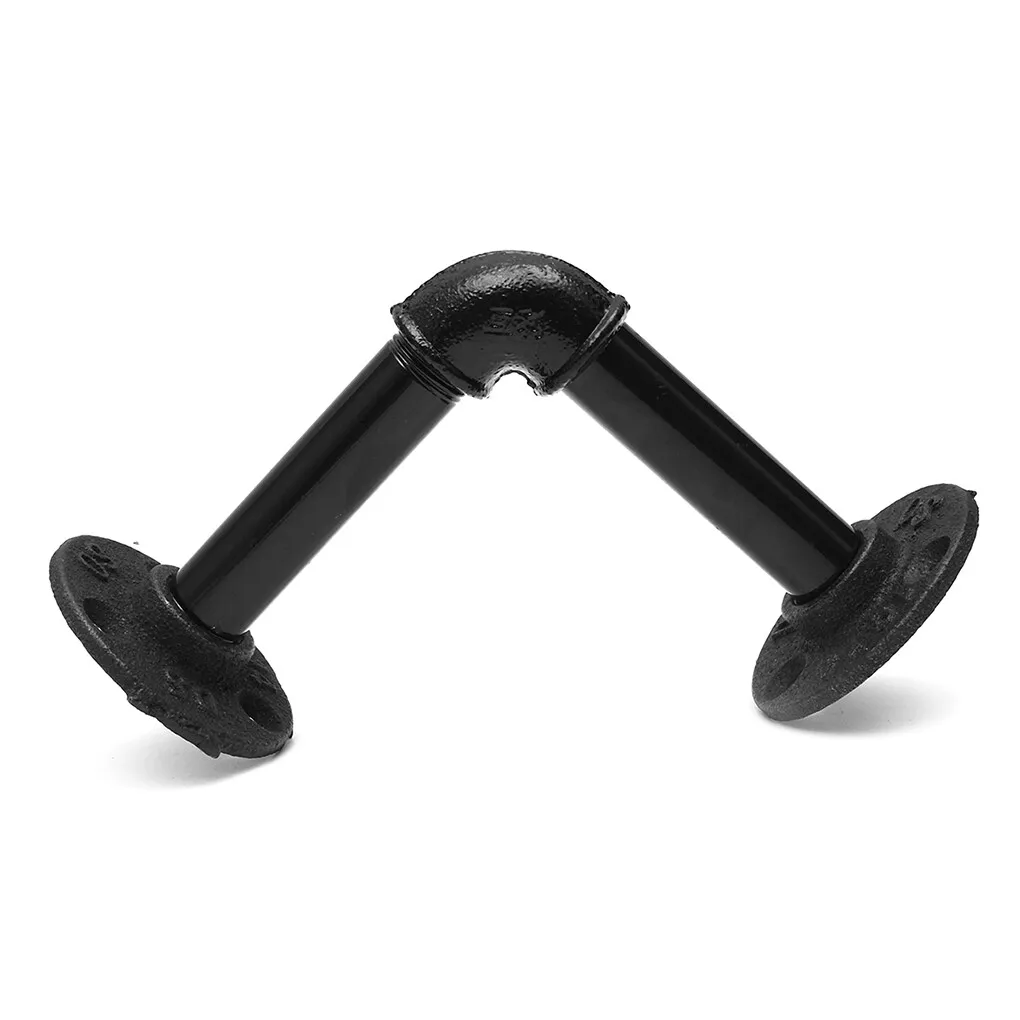 

2PCS Wall Shelf Pipe Support Home DIY Decoration Living Room Steel Pipe Bracket Holder