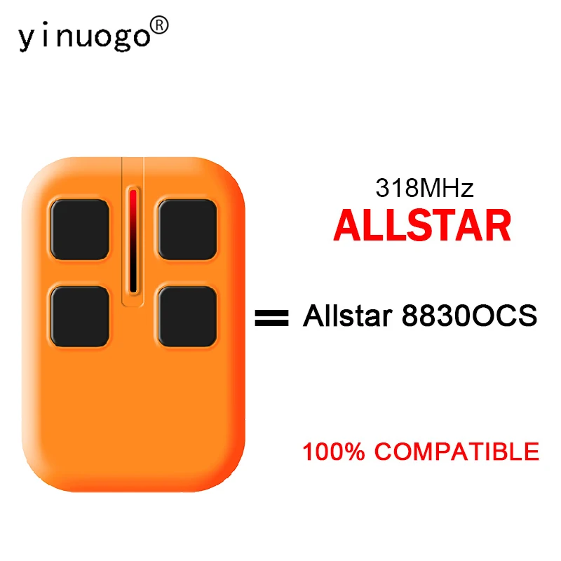 

ALLSTAR 8830OCS Garage Door Remote Control 318MHz Garage Door Opener Replacement