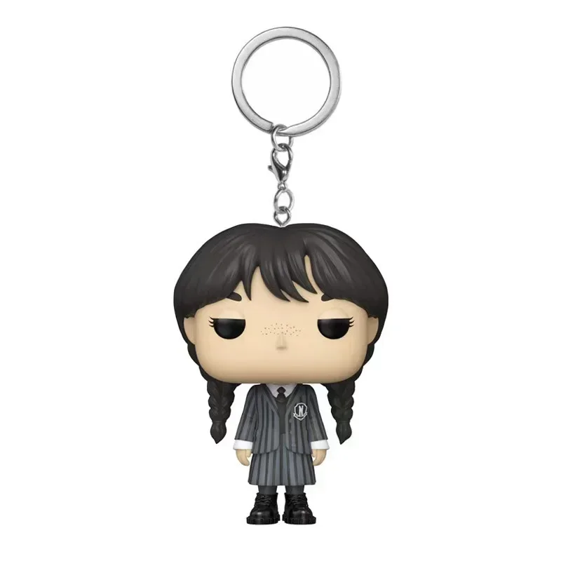 Фото Вторник: Семья Аддамс, 2-й сезон, Funko Pop!! Брелоки-игрушки: Двойные жареные пончики, косички, куклы-скрипки, брелоки-игрушки №4