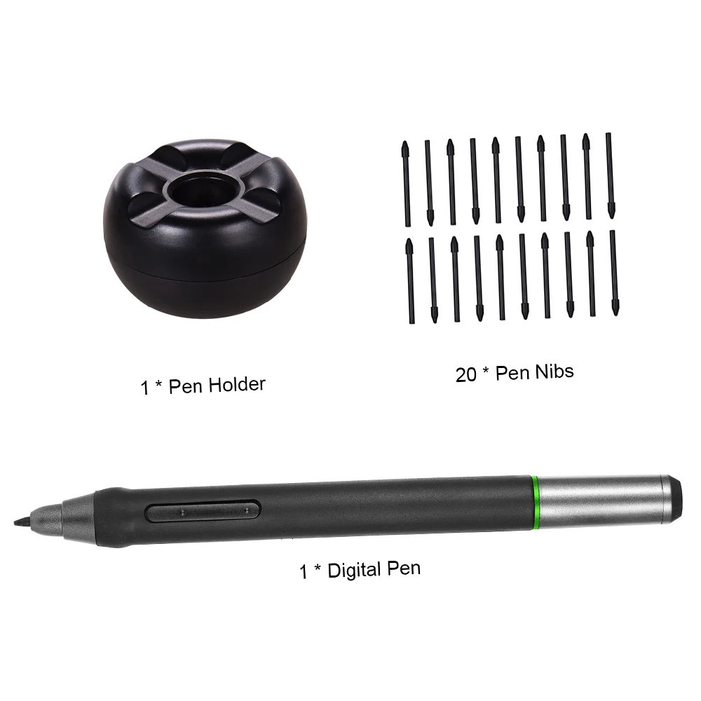 Smart Digital Pen Battery-Free Stylus Pen Suitable For BOSTO BT-16HDT/BT-16HDK/BT-16HD/BT-22U MINI/BT-22UX Graphics Tablet