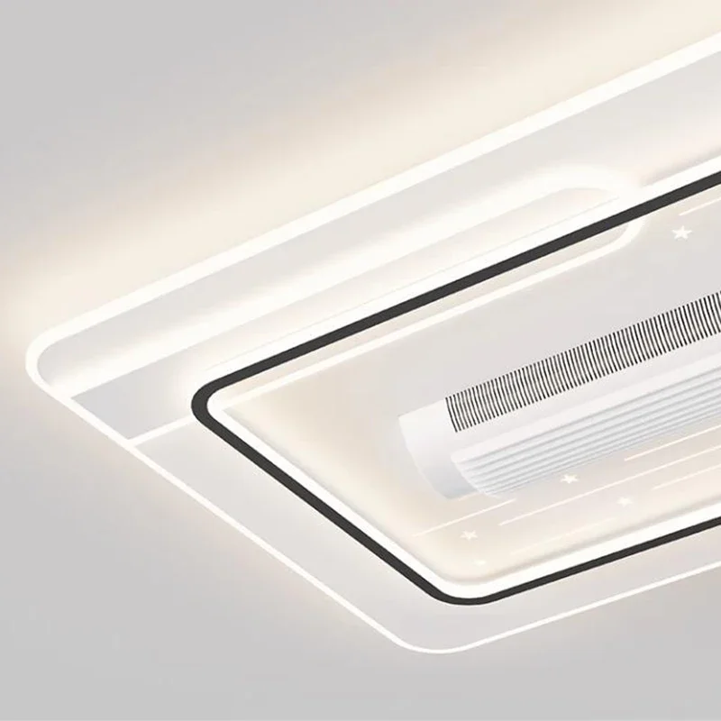 Современная вентилируемая лампа потолочные вентиляторы электрическая спальня