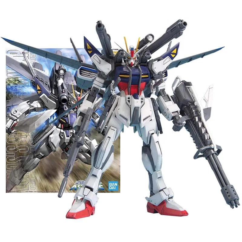 Фигурка Bandai, набор моделей Gundam, Аниме фигурки MG Strike E IWSP Mobile Suit Gunpla, экшн-фигурки, игрушки для мальчиков, детские подарки