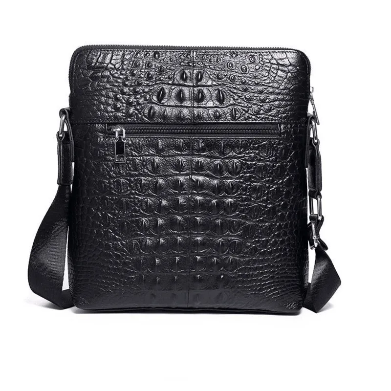 Cowhide Men Luxury Business Briefcase Genuine Leather Fashion Single Shoulder Messenger Bag High Quality Crossbody Computer Bag