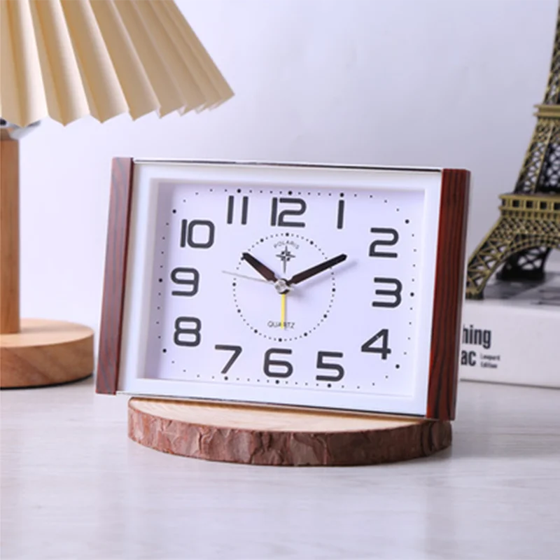 

Home Bedrooms Small Desk ClockS Digital Desktop Vintage Desk Clock Living Room Elektronik Saat Home Decoration Luxury ZY50TZ