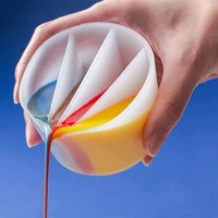 silicone distribution cup resin glue tools non stick mixing cups durable glue tools for diy craft jewelry making easy to clean