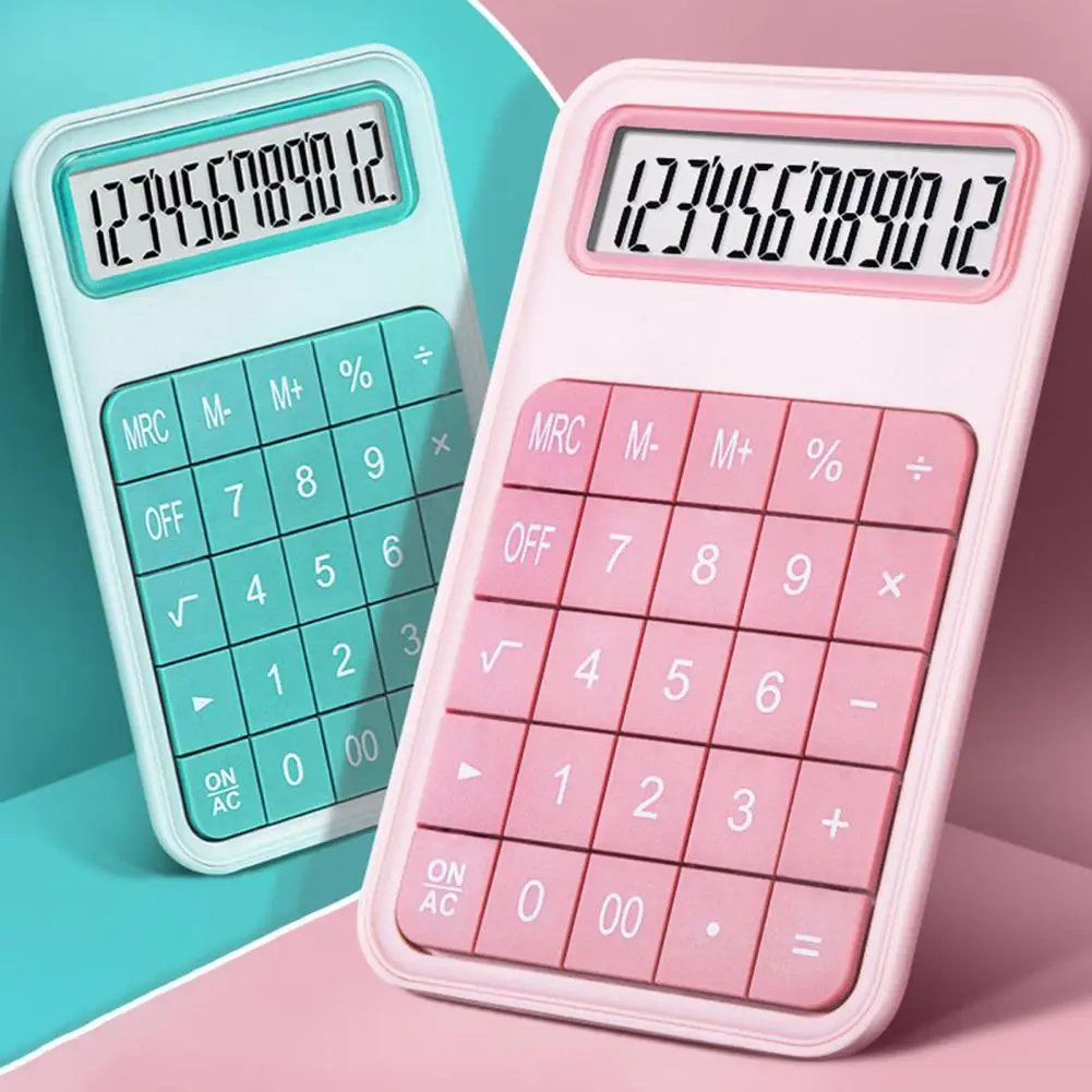 

Ultra-thin Eco-friendly Mini 12-Digit Simple Standard Calculator School