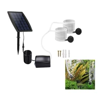 outdoor pond fish tank solar water air pump oxygenator portable inserting ground waterproof silent air pump fish accessories
