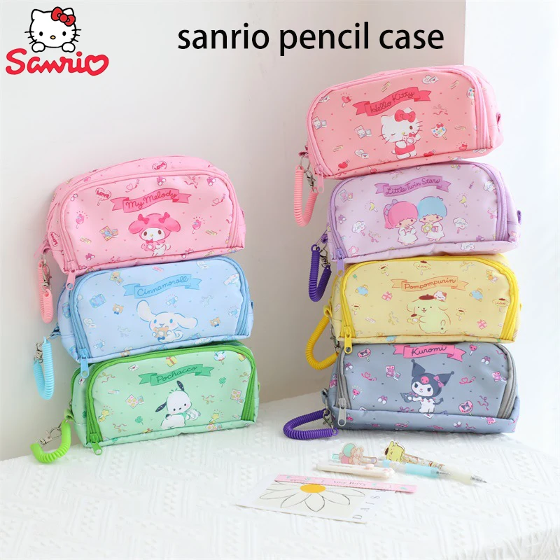 

Карандаш Sanrio Little Twinstars, коричневый карандаш, двухслойный карандаш большой вместимости, школьный карандаш, канцелярские принадлежности для девушек