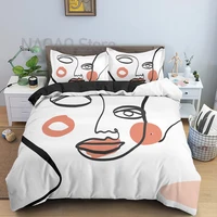 abstract bedding set luxury duvet cover set comforterquilt cover with pillowcase 23pcs bed set home textile bedclothes
