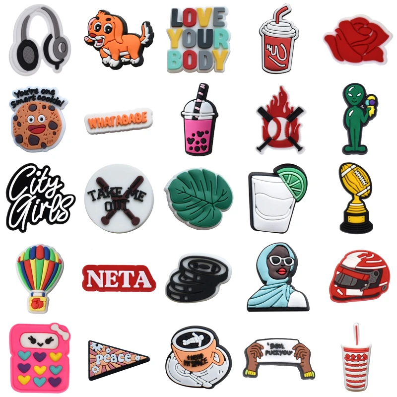 

Shoes Accessories Girl Gifts Women Charm Kids Para Pins Packs Men Boy Shoe Charms Set Jeans Wholesale Bulk Decorations for Crocs