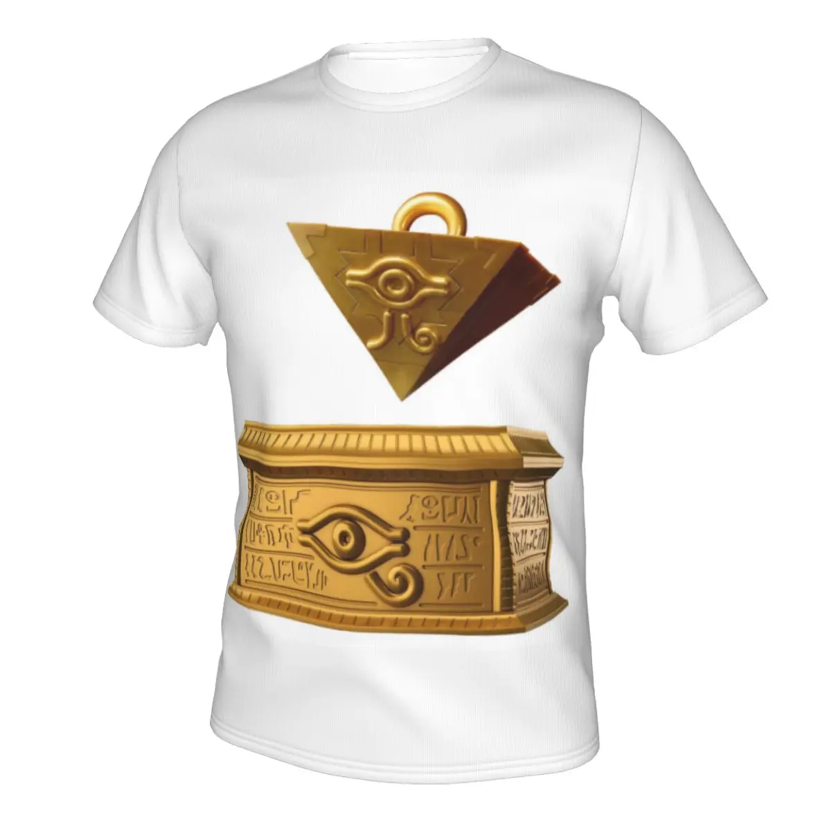 

Футболка Yu-Gi-Oh Ultimagear Gold Sarcophagus Millennium головоломка, Артефакт Фараона, косплей, аниме рубашки, Мужская кавайная японская футболка