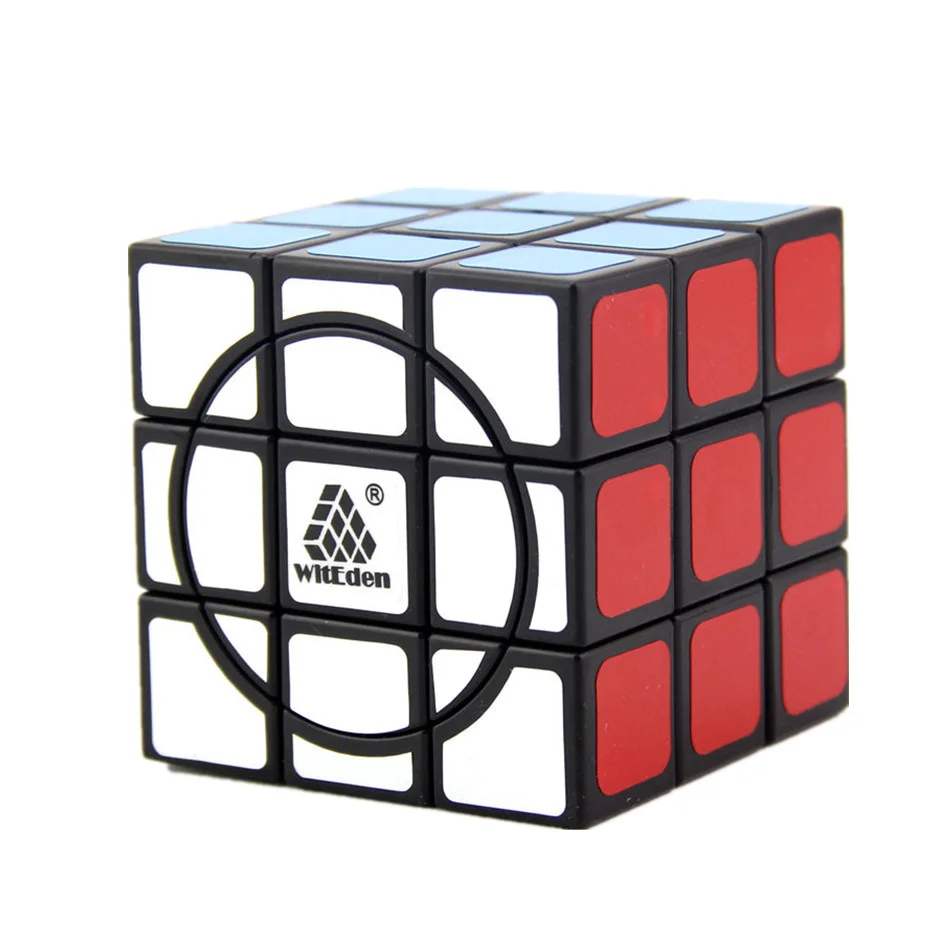 

WitEden Magic in Magic Professional 3x3 Crazy Magic Cube Black Speed Cube Learning Educational Classic Puzzle Toys