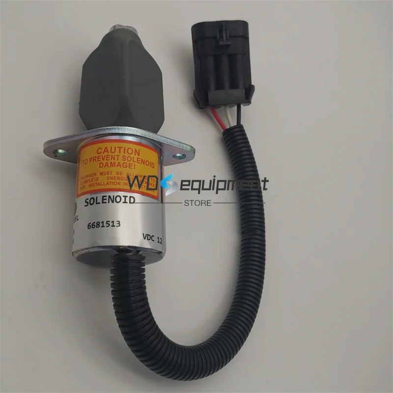 12 В стопорный соленоид 6681512 6681513 6690563 подходит для Bobcat A220 S70 S100 S130 S150 S160 S175 S185 S205 S220