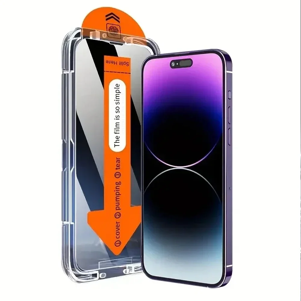 3 шт. Privacy protezione на l'installazione Toki polvere in vetro temperato для IPhone 15 14 13 12 11 16 Pro Max XR X Ayngi