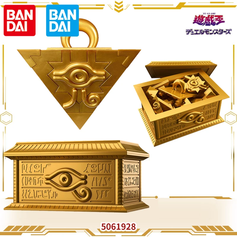 

Original Bandai Action Figure ULTIMAGEAR Millennium Puzzle Gold Sarcophagus Anime Figure Educational Kids Boys Toys for Children