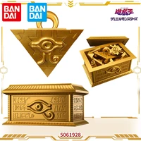 original bandai action figure ultimagear millennium puzzle gold sarcophagus anime figure educational kids boys toys for children