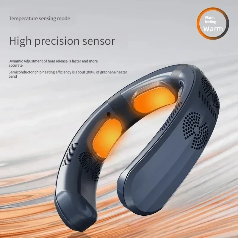 Модный охлаждающий вентилятор Xiaomi полупроводниковый подвесной шейный с USB