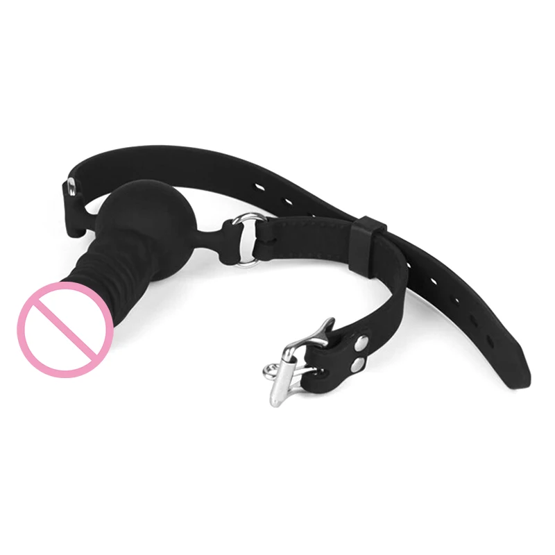 Эротические секс-игрушки взрослые игры рот кляп настоящий пенис фаллоимитатор