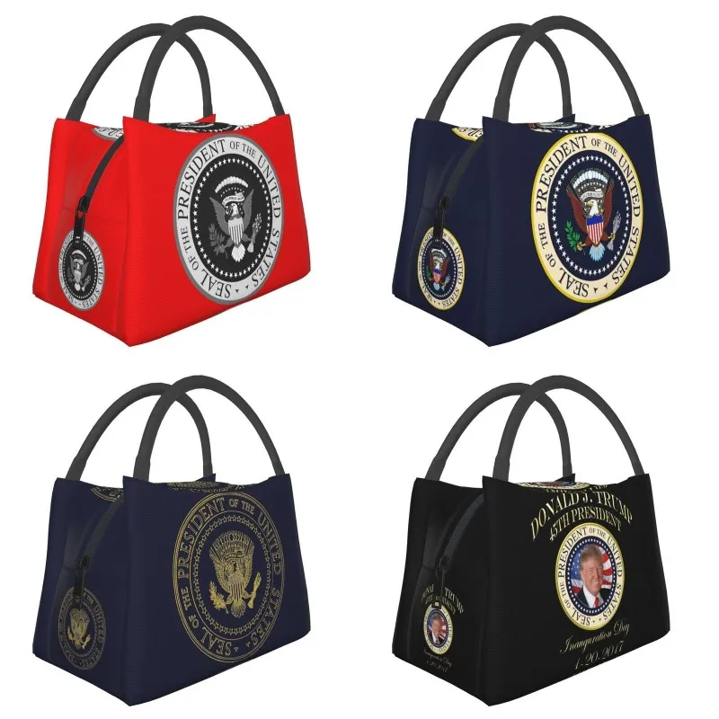 For Women United States Seal Resuable Cooler Thermal Bento Box Work Travel