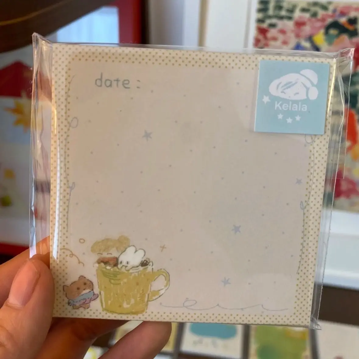 

Набор липких заметок с милой жизнью из мультфильма