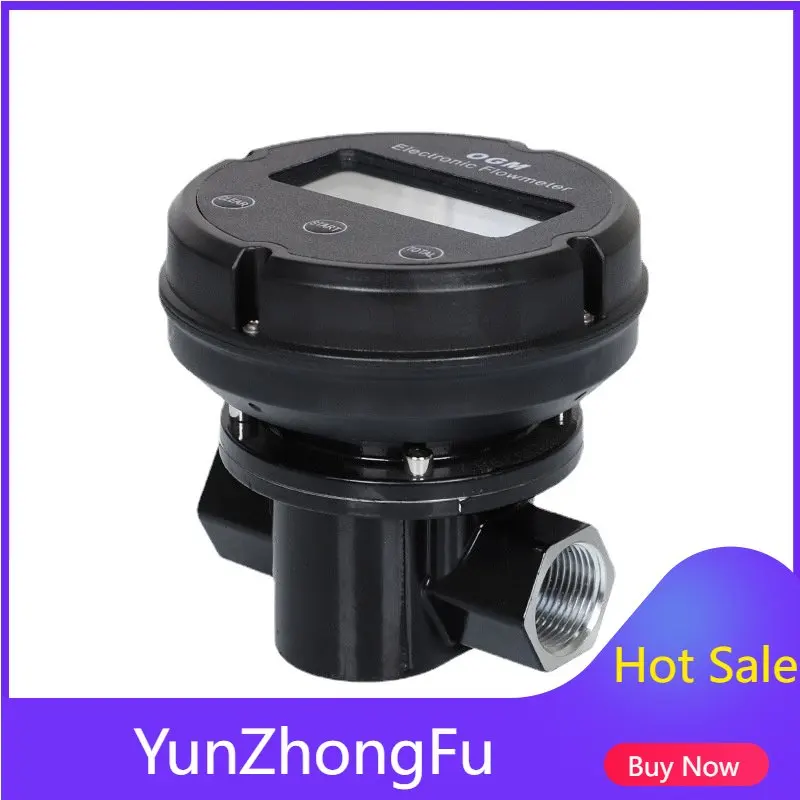

High Precision Oval Gear Flowmeter OGM Electronic Digital Display Diesel Gasoline Engine Oil Flow Meter 1 Inch 1.5 Inch 2 Inch
