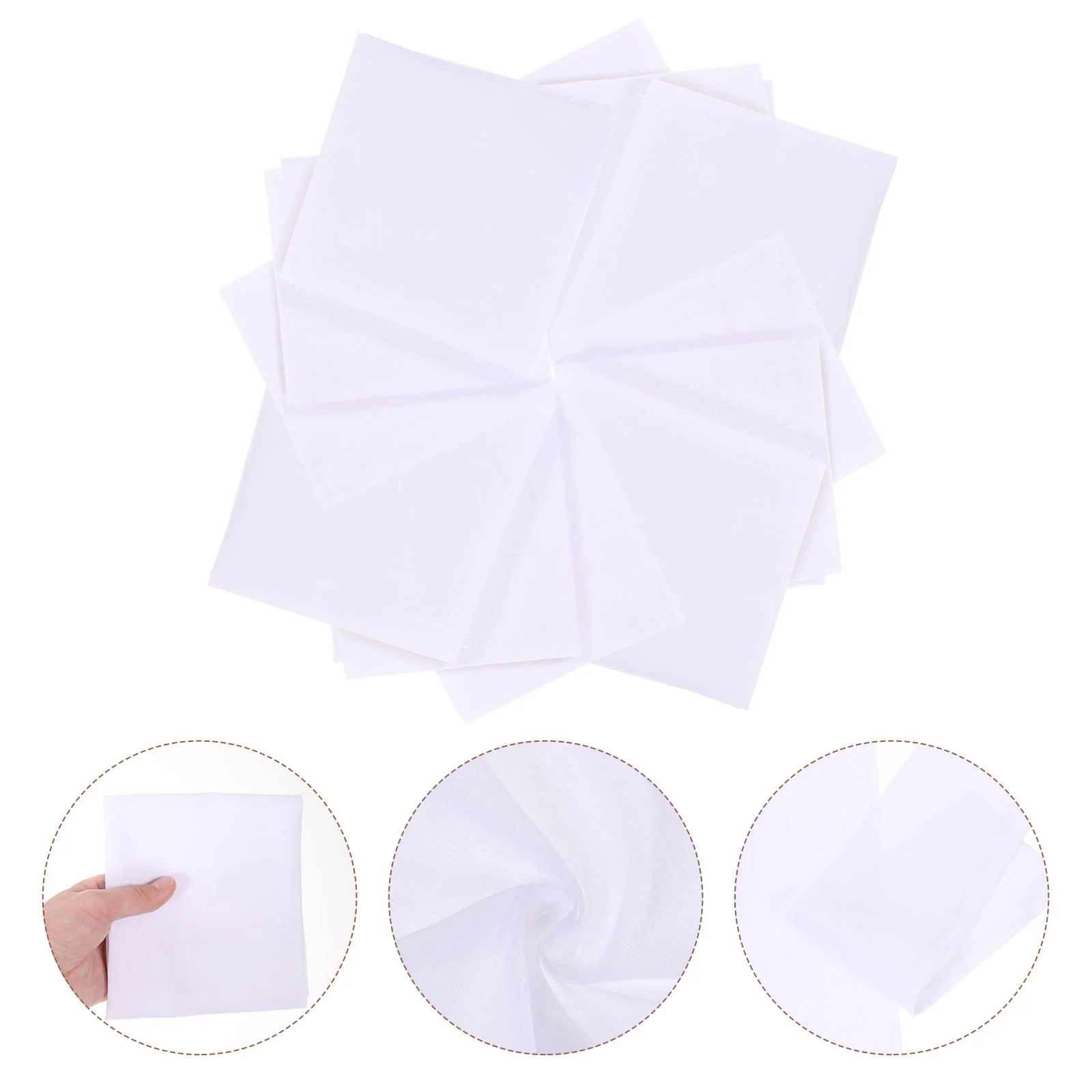 

12 Pcs Children's Sweat Towel Burp Cloth Back Practical Pad Washcloth Sports Towels Face Cloths Toddler Baby Infant